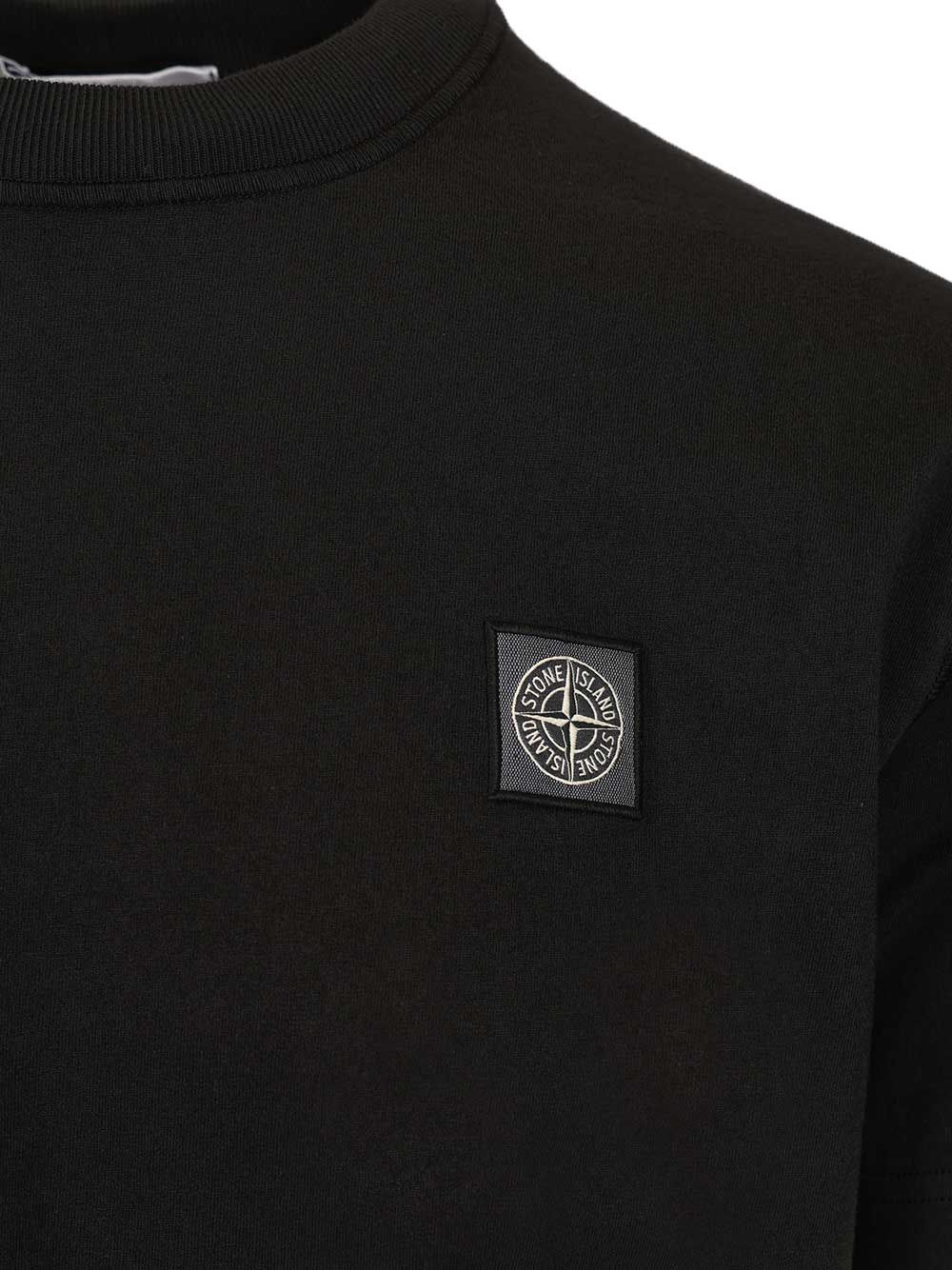 Short-sleeved T-shirt in organic cotton jersey Black