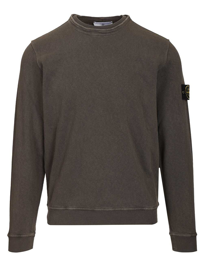 sweatshirt in malfilé cotton Black Sweatshirts