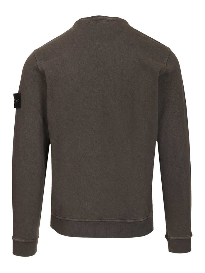 sweatshirt in malfilé cotton Black Sweatshirts
