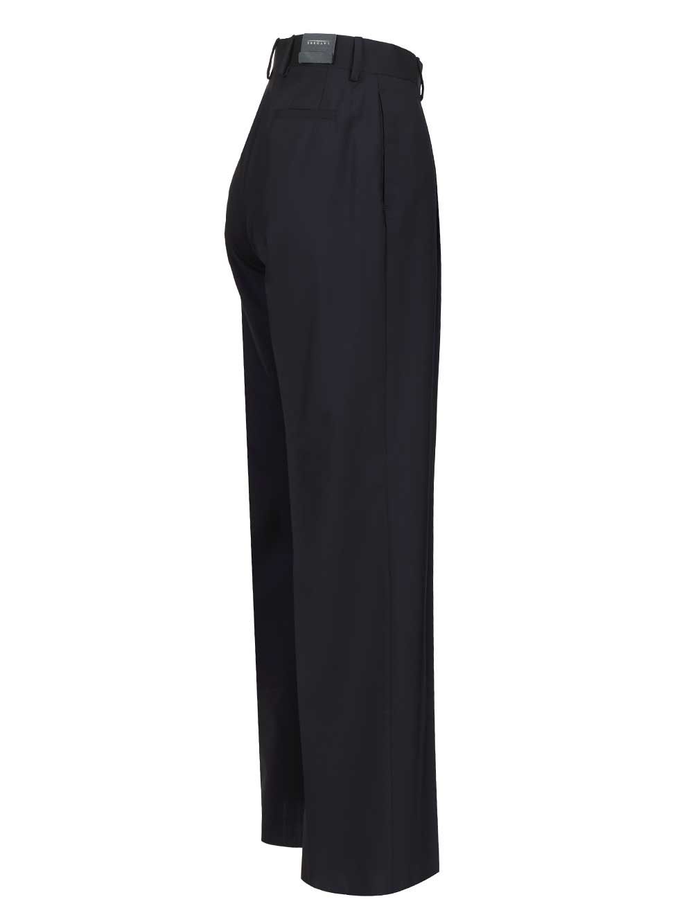 Wool trousers Black