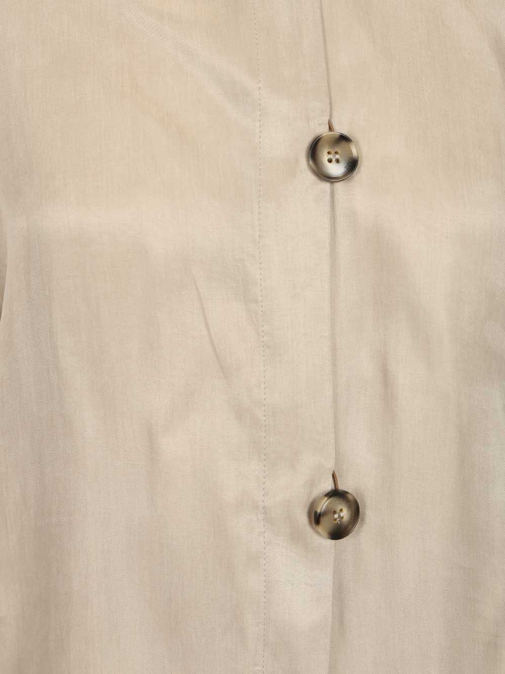Guru Collar Shirt Grey Fabric : Lyocell