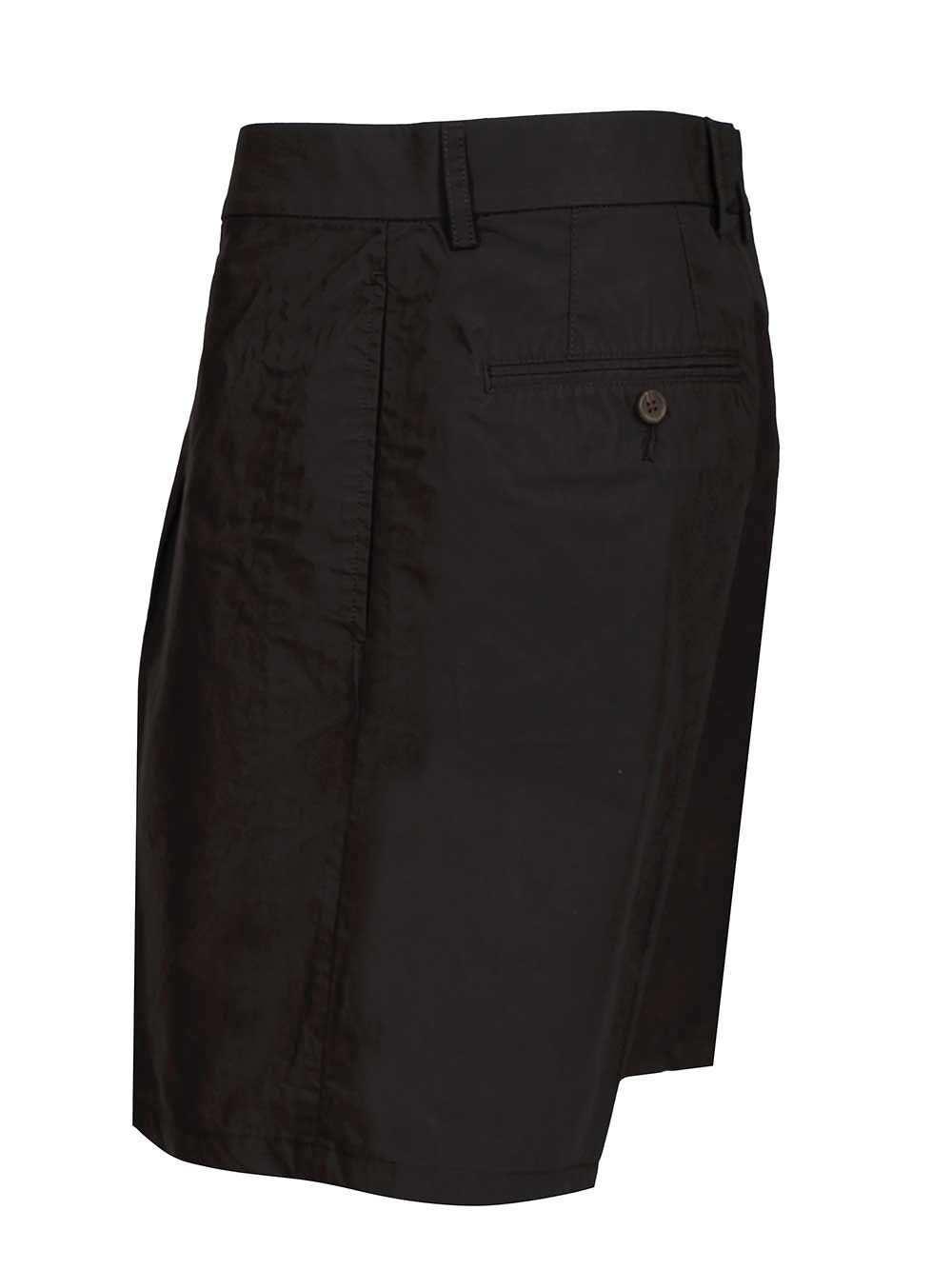Bermuda shorts Black Cotton Trousers
