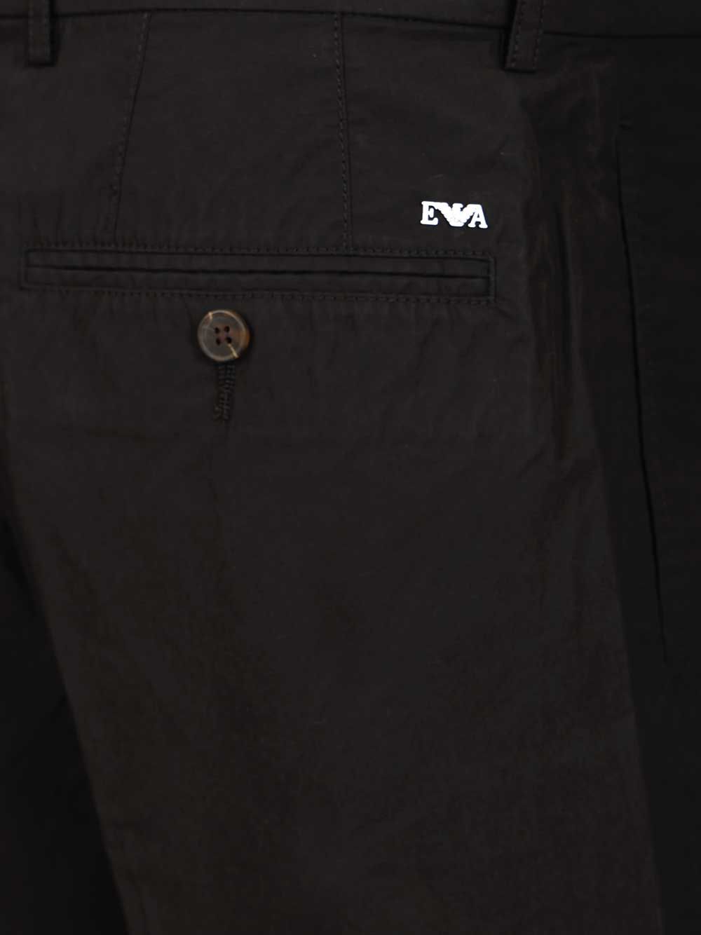 Bermuda shorts Black Cotton Trousers