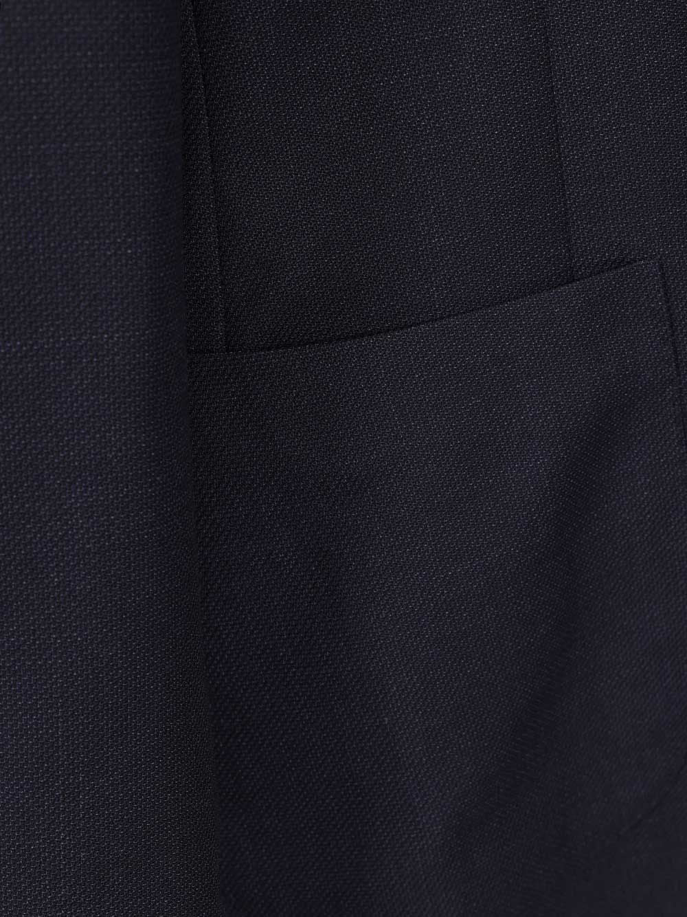 Navy single-breasted blazer Blue Wool Jacket