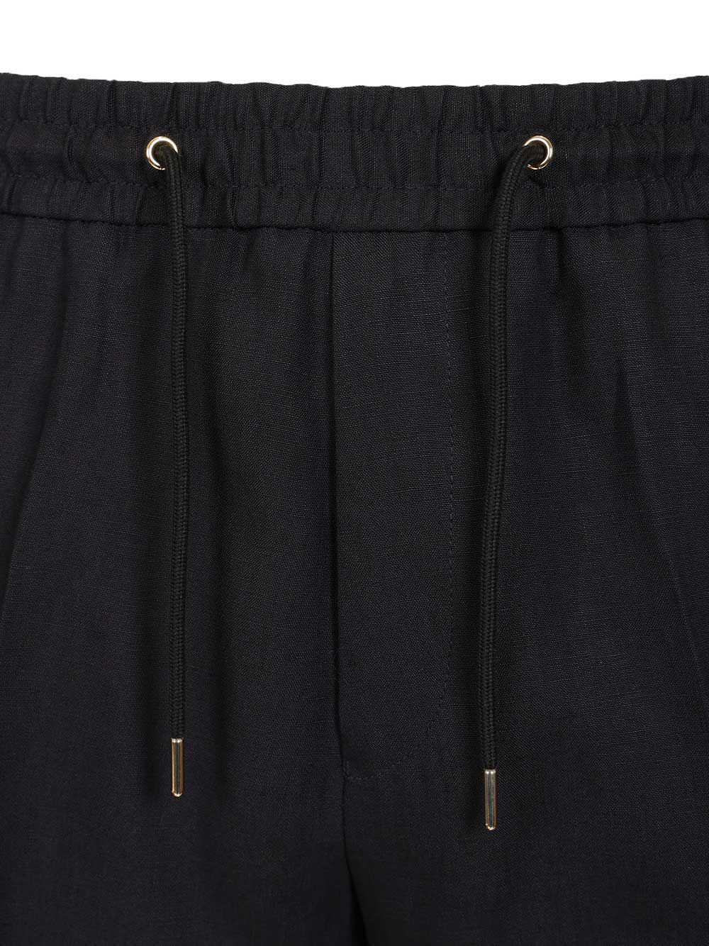 Slim fit linen trousers Blue