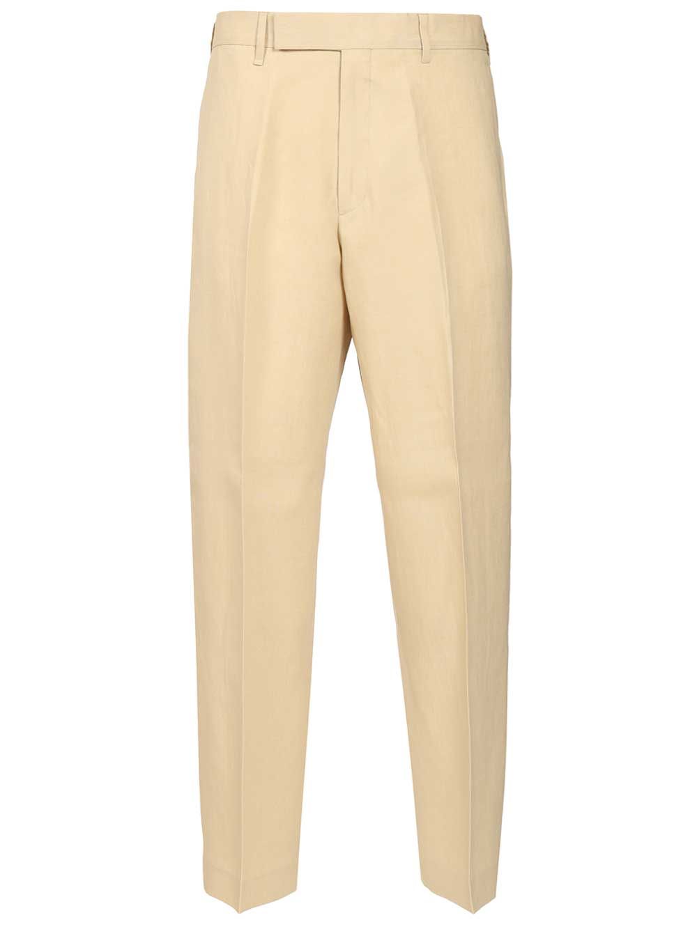 linen trousers White Viscose
