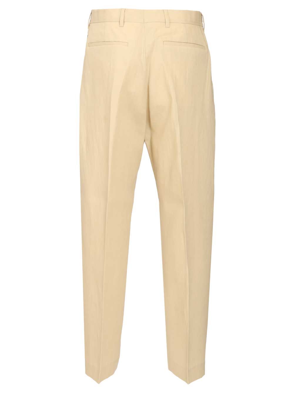linen trousers White Viscose
