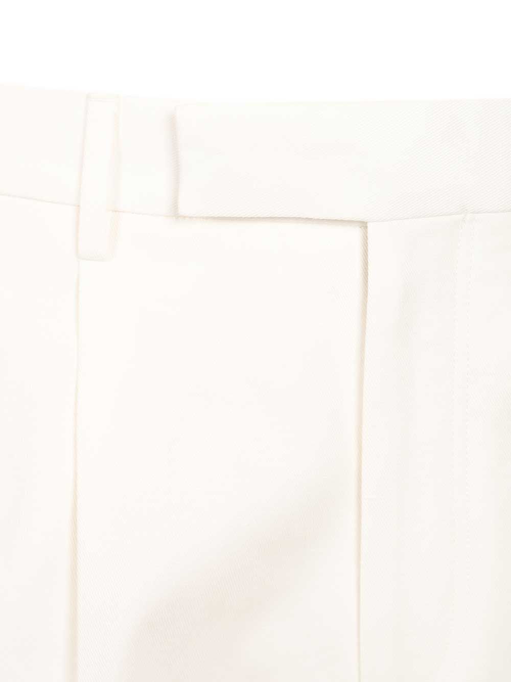 Tailored Trousers White Main Material: Cotton