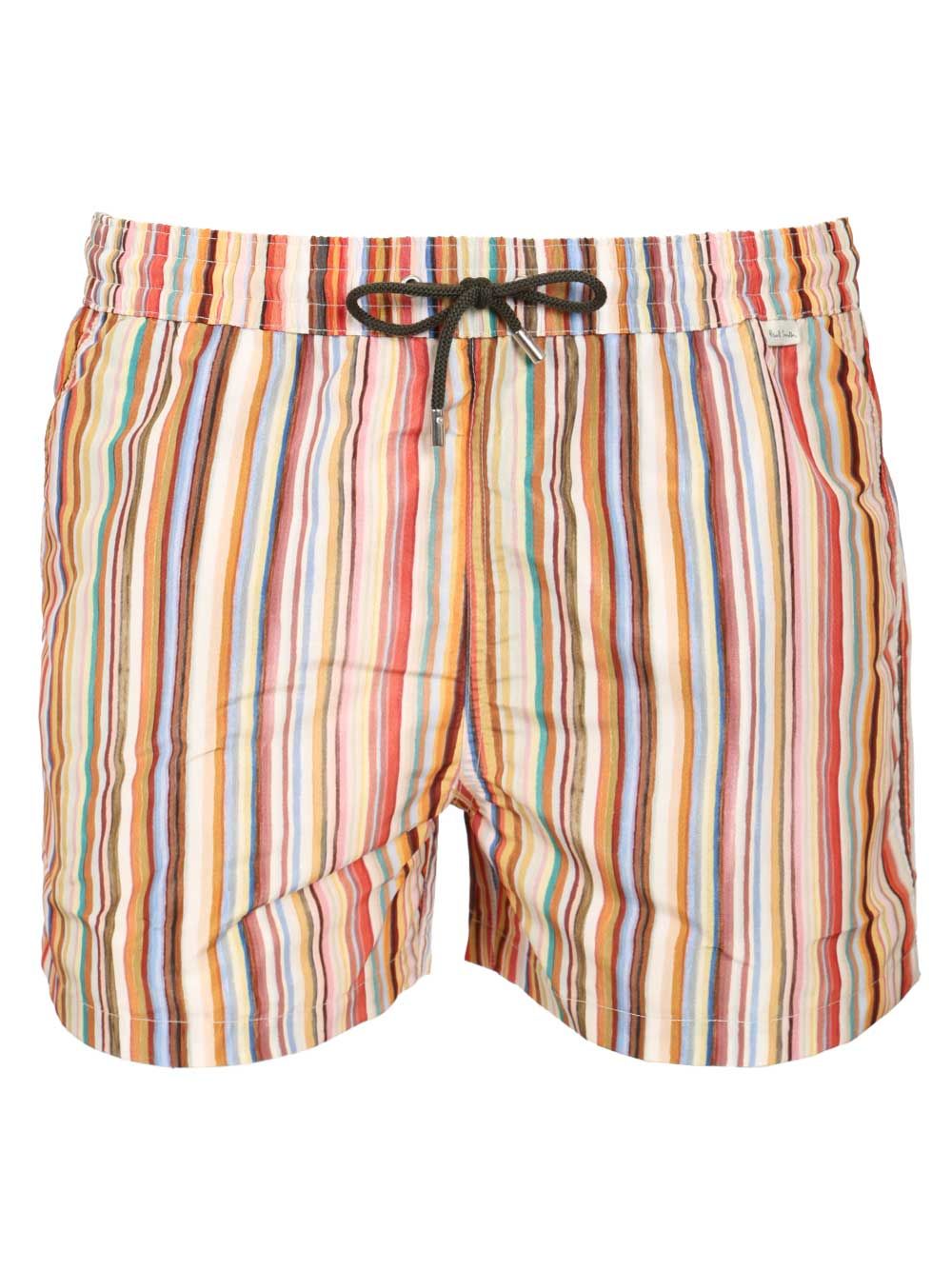 Striped Swim Shorts 100 Recycled Polyester Swimwear