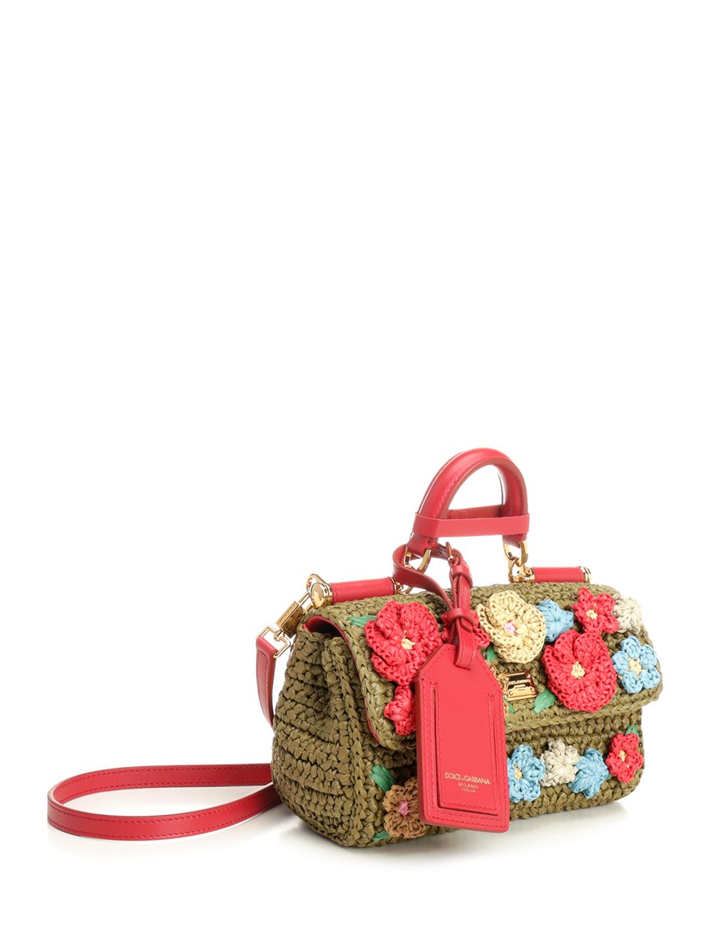 My Sicily crochet bag Multicolor Vi+0.pvc+calfskin Co+calfskin Handbags