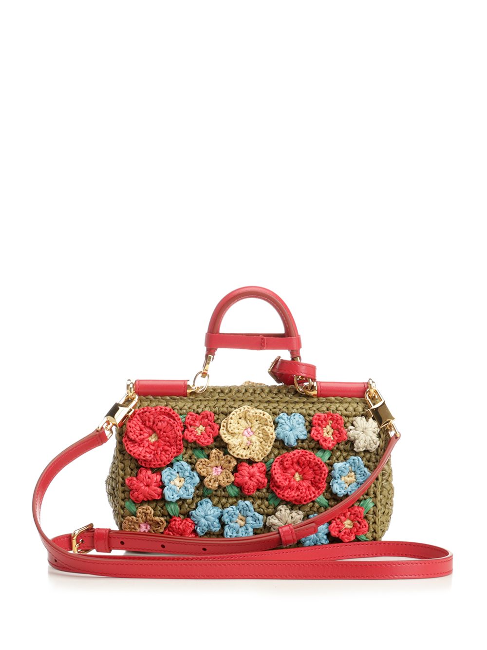 My Sicily crochet bag Multicolor Vi+0.pvc+calfskin Co+calfskin Handbags