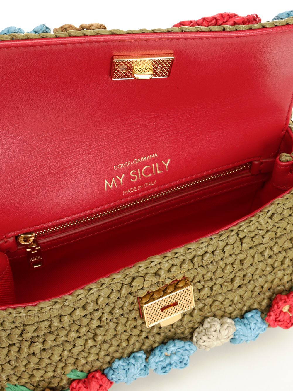 My Sicily crochet bag Multicolor Vi+0.pvc+calfskin Co+calfskin Handbags