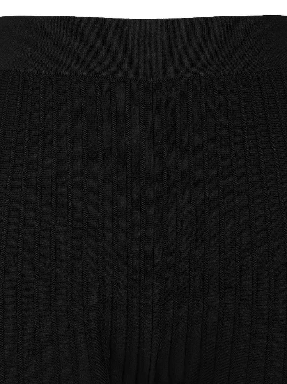 BELLO KNITTED TROUSERS Black In Maglia Viscosa