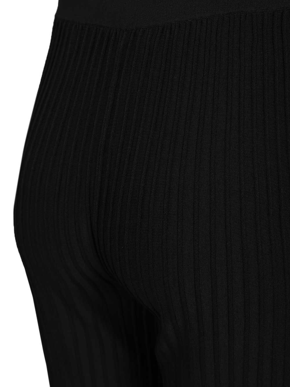 BELLO KNITTED TROUSERS Black In Maglia Viscosa