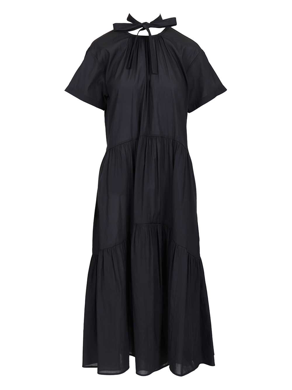 Laurel Dress Black Triacetato