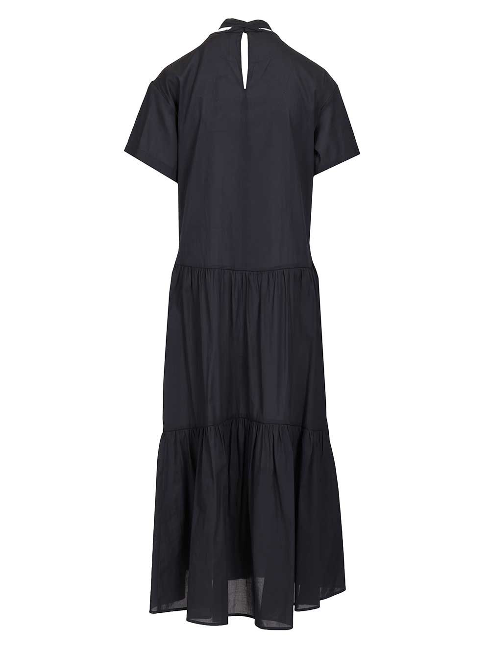 Laurel Dress Black Triacetato