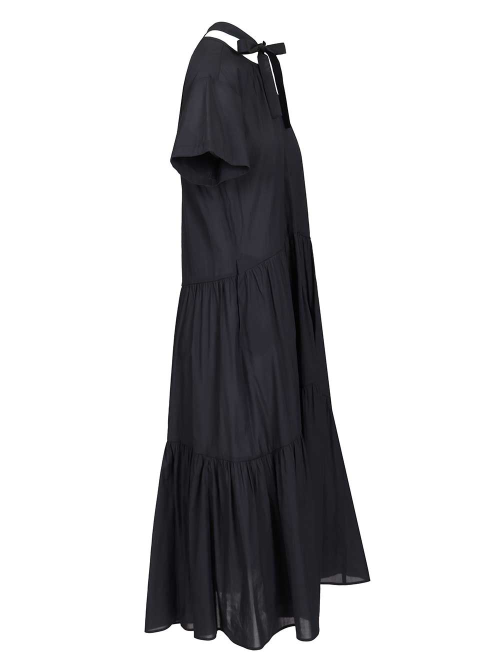 Laurel Dress Black Triacetato