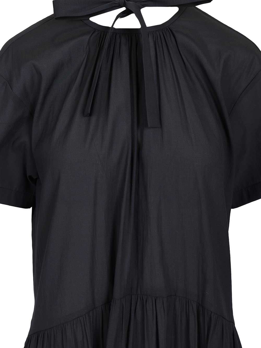 Laurel Dress Black Triacetato