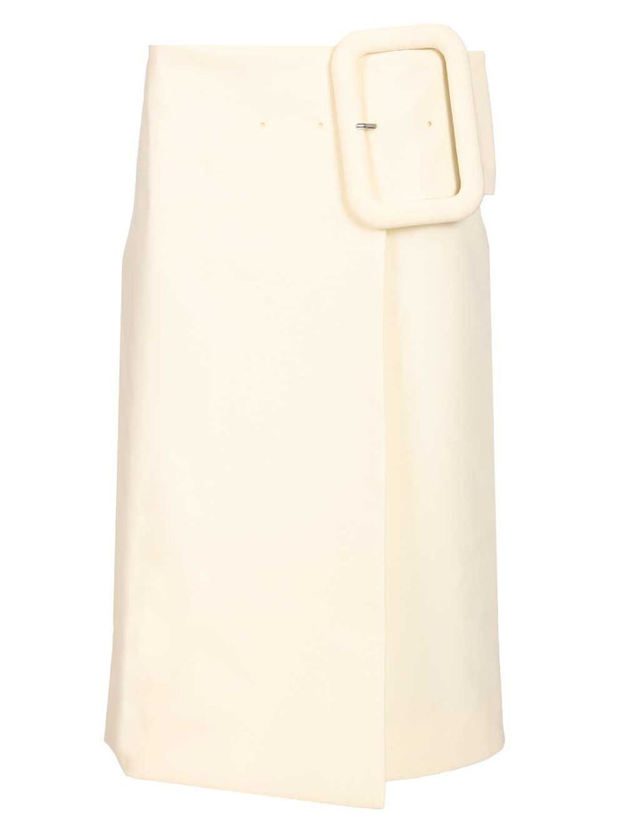 Midi Skirt White