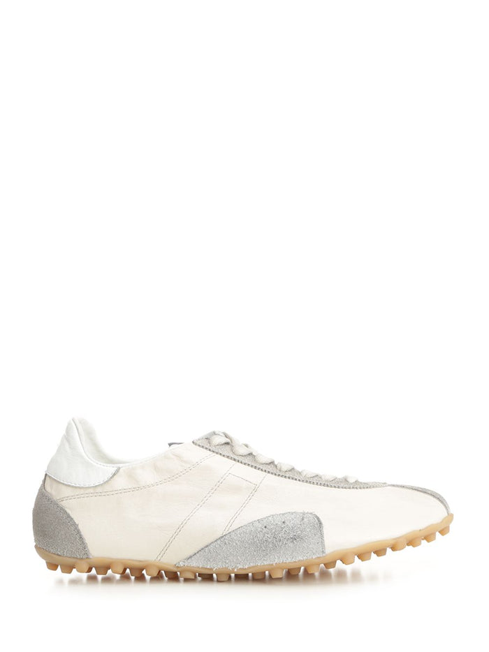 Sprinters sneakers in cracked leather and suede Multicolor Goatskin