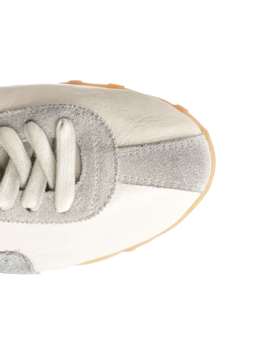 Sprinters sneakers in cracked leather and suede Multicolor Goatskin