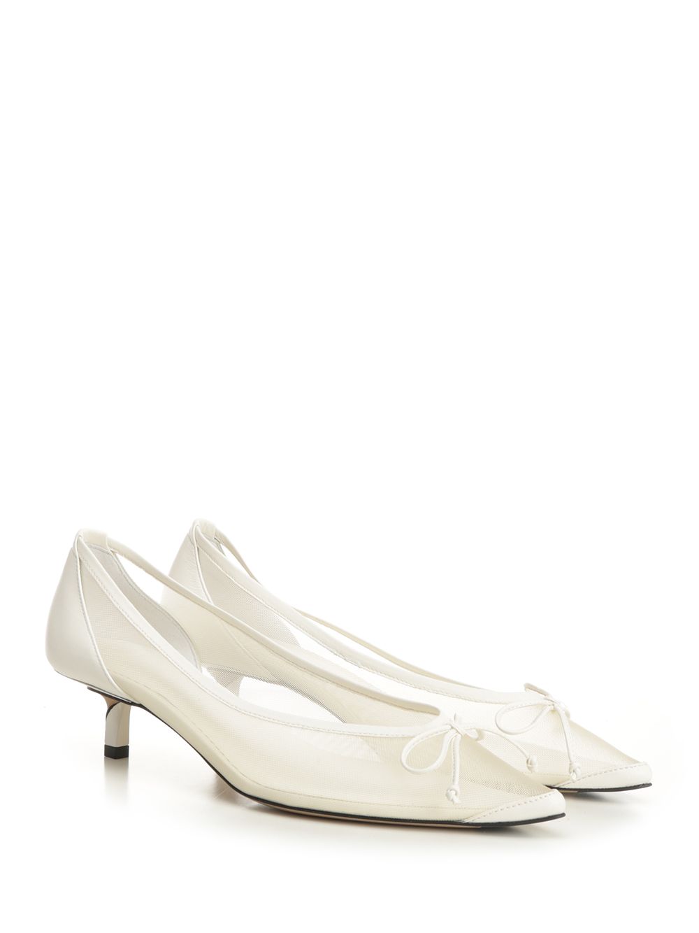 Tourni low-heeled pumps White 38 Polyamide /sole: Cowhide