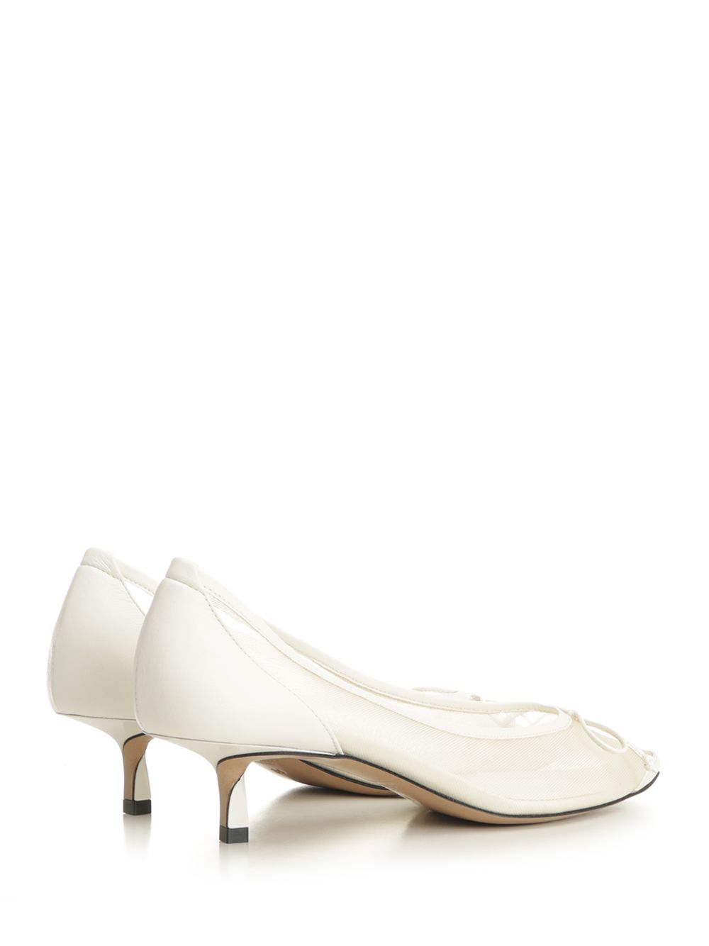 Tourni low-heeled pumps White 38 Polyamide /sole: Cowhide