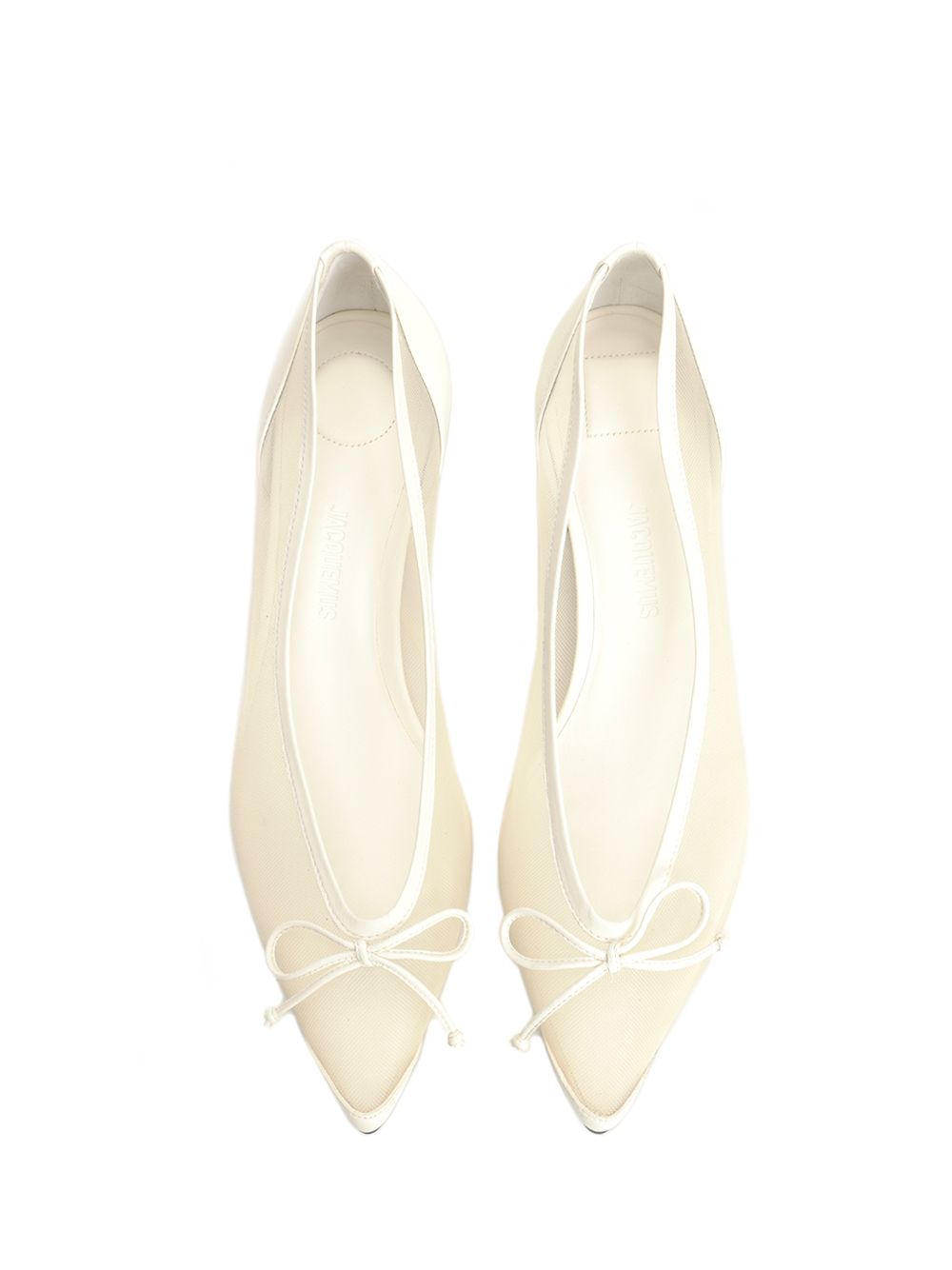 Tourni low-heeled pumps White 38 Polyamide /sole: Cowhide