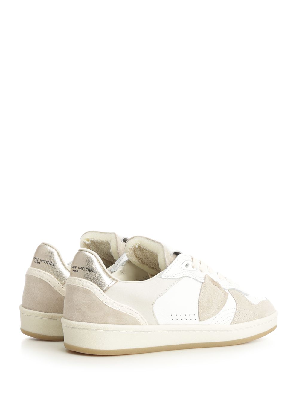 Pgal Low Woman Beige Calf Leather - Goat Sneaker