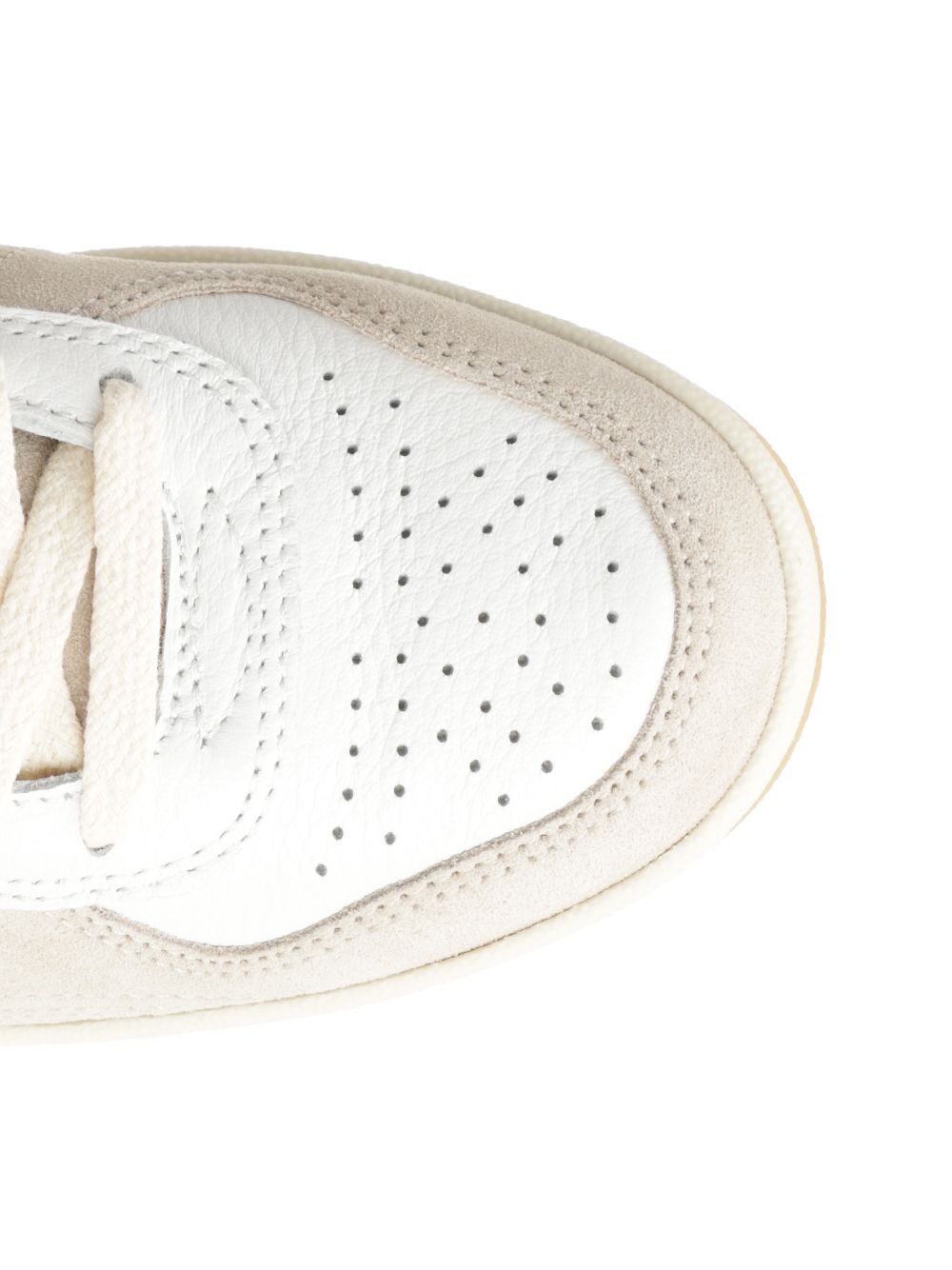 Pgal Low Woman Beige Calf Leather - Goat Sneaker