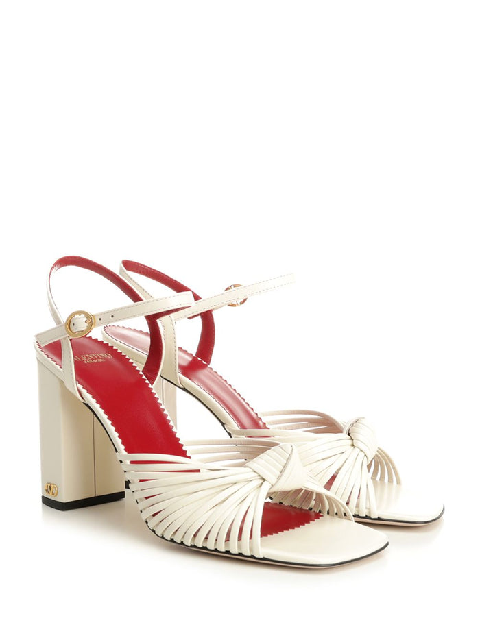 Annet sandal White Goat Leather