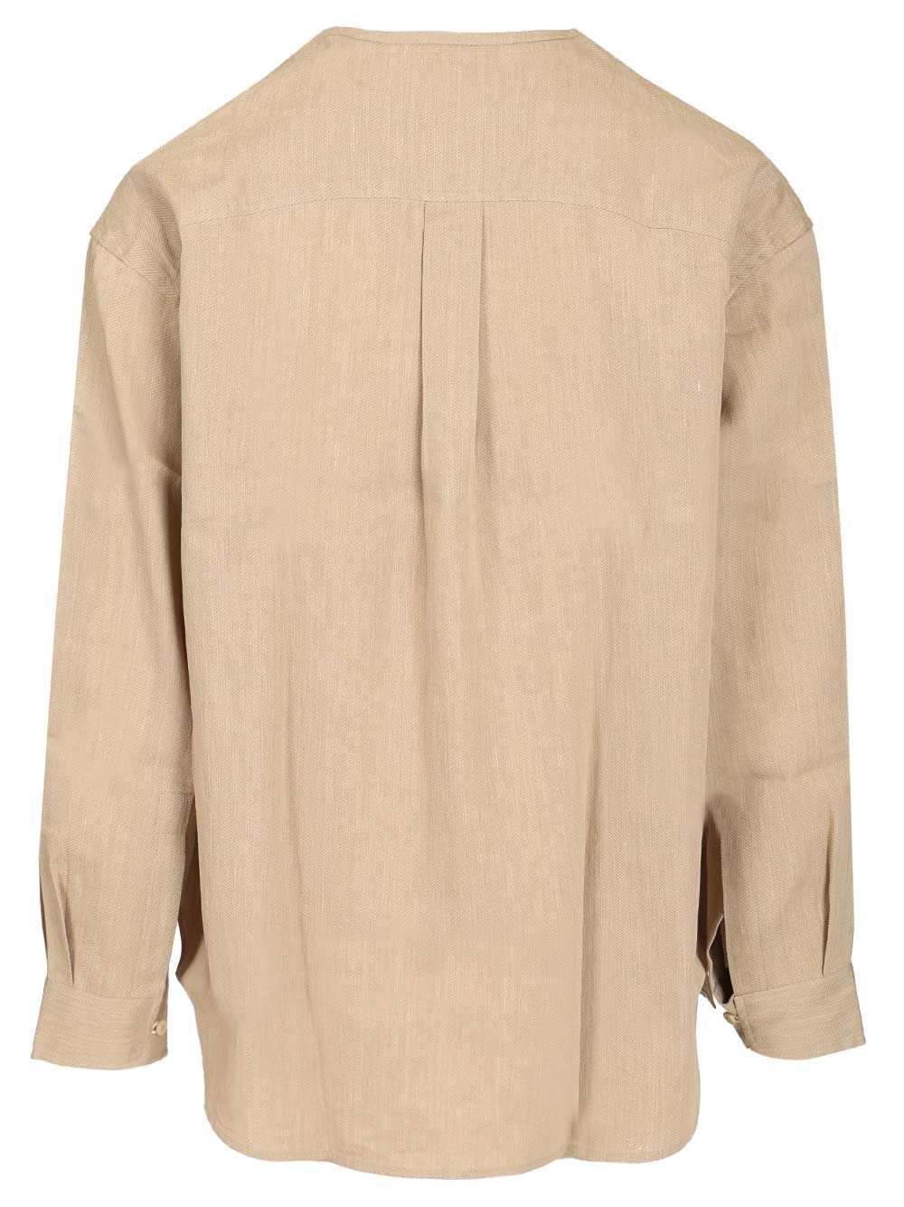 Pastro shirt Beige