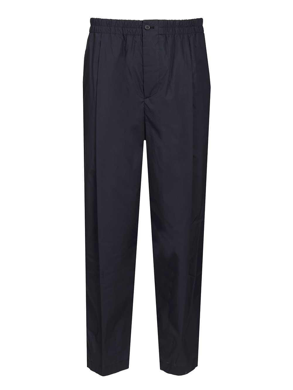 elasticated waist trousers Blue Cotton