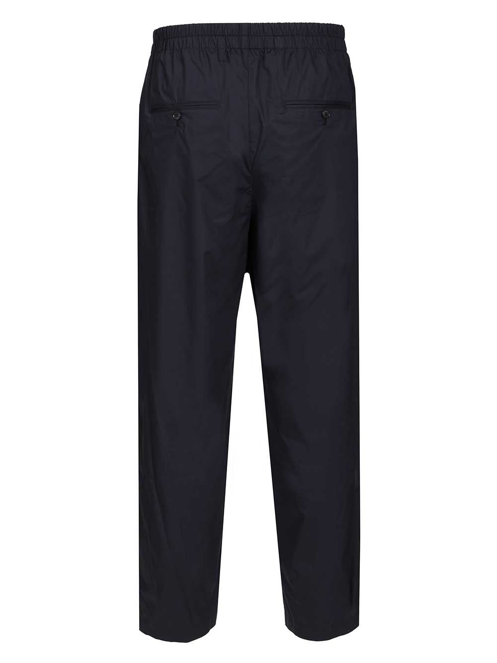 elasticated waist trousers Blue Cotton