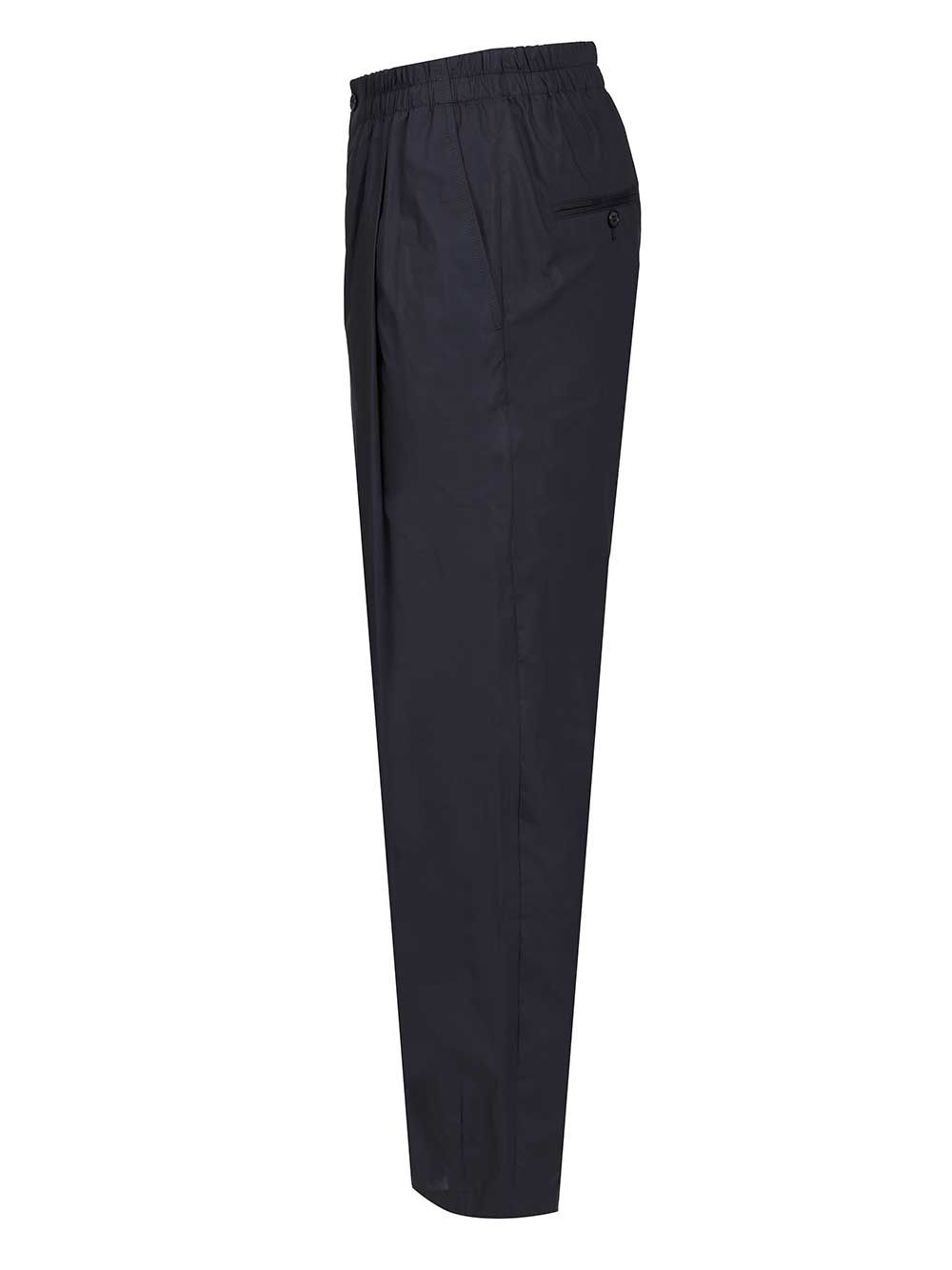 elasticated waist trousers Blue Cotton