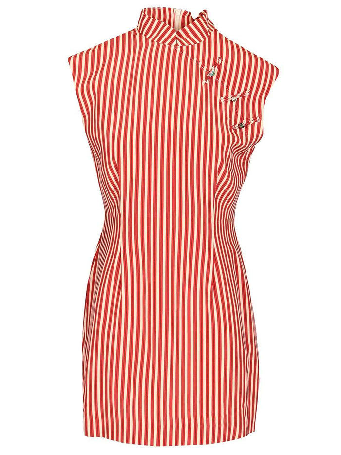 Azalea Sleeveless Top Red Silk Viscose Tops