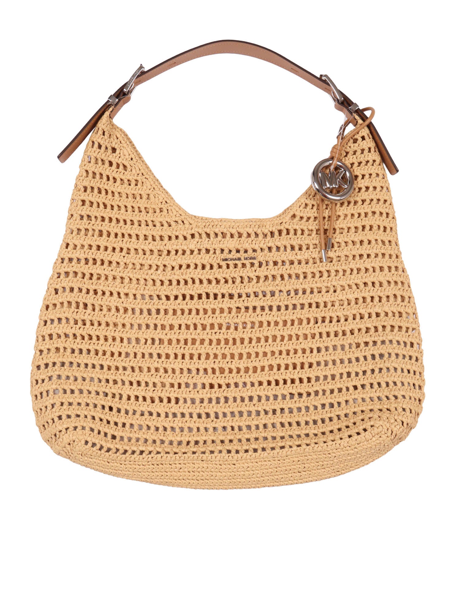 LG HOBO SHLDR Beige Polypropylene Cross Bag