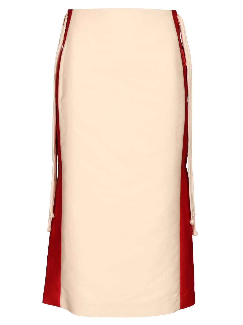 Daniele Long Skirt White Se Pe