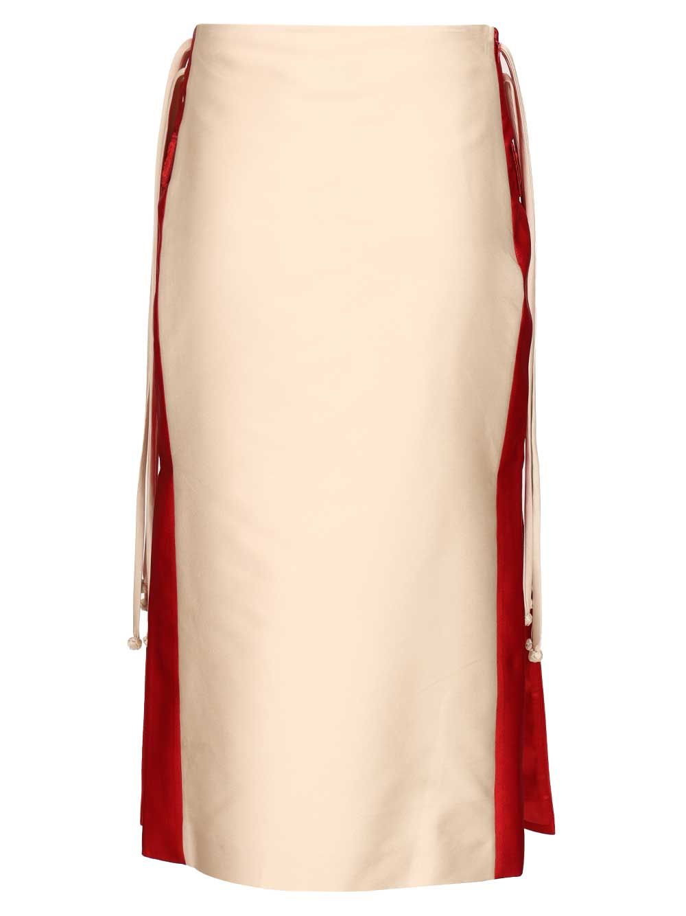 Daniele Long Skirt White Se Pe