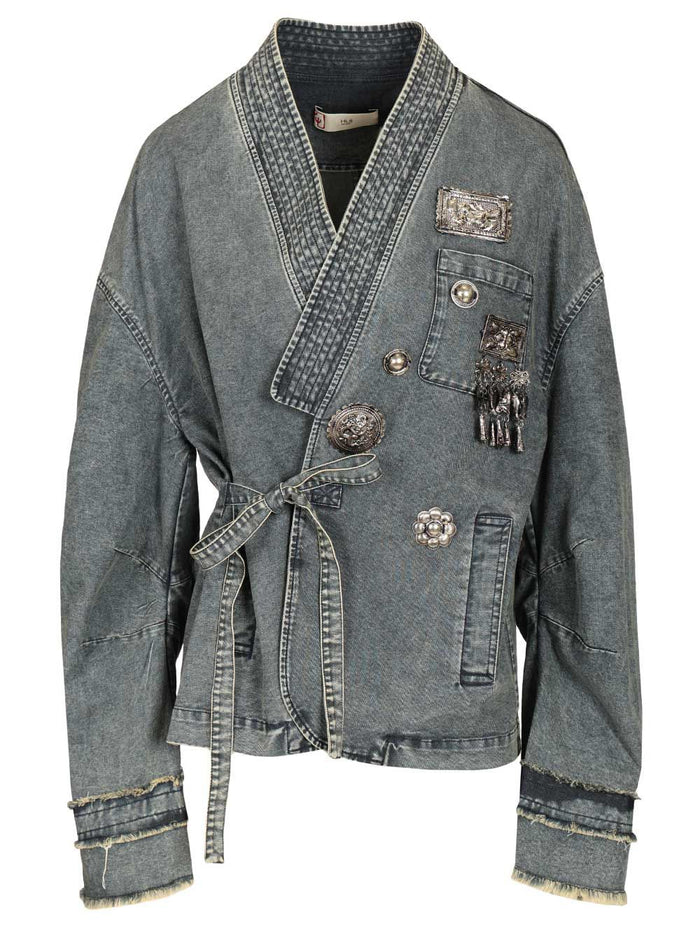 Nerio denim jacket Light Blue Co Ac Ly Shirt