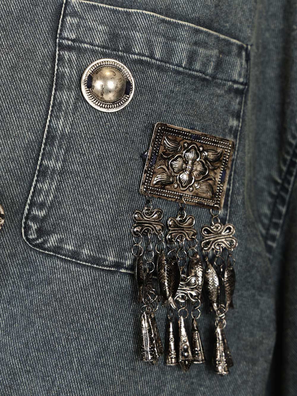 Nerio Denim Jacket Light Blue Co Ac Ly