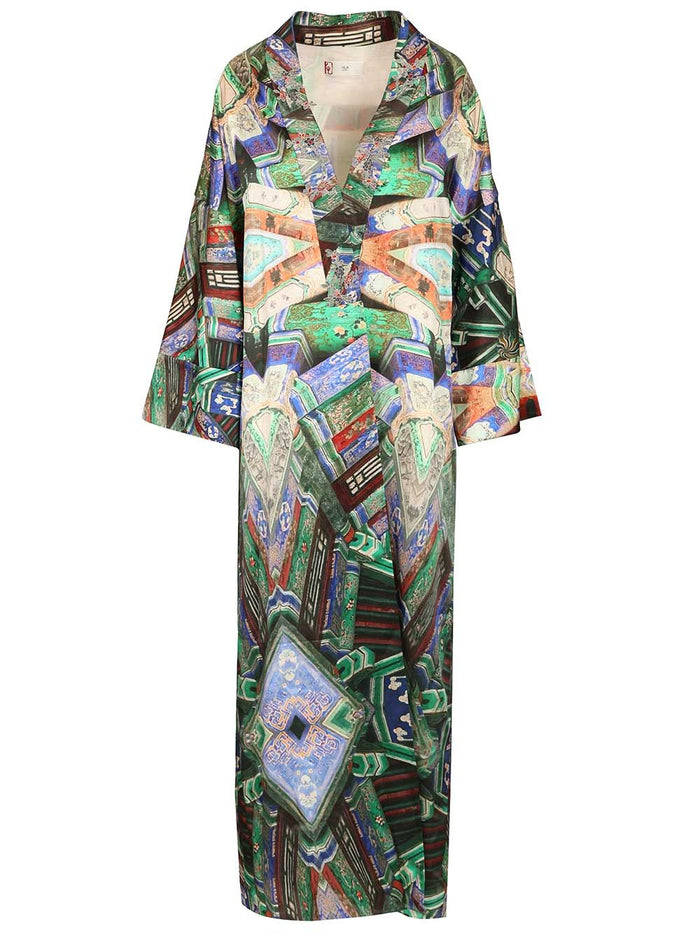 Salvatore Long Kimono Swimwear