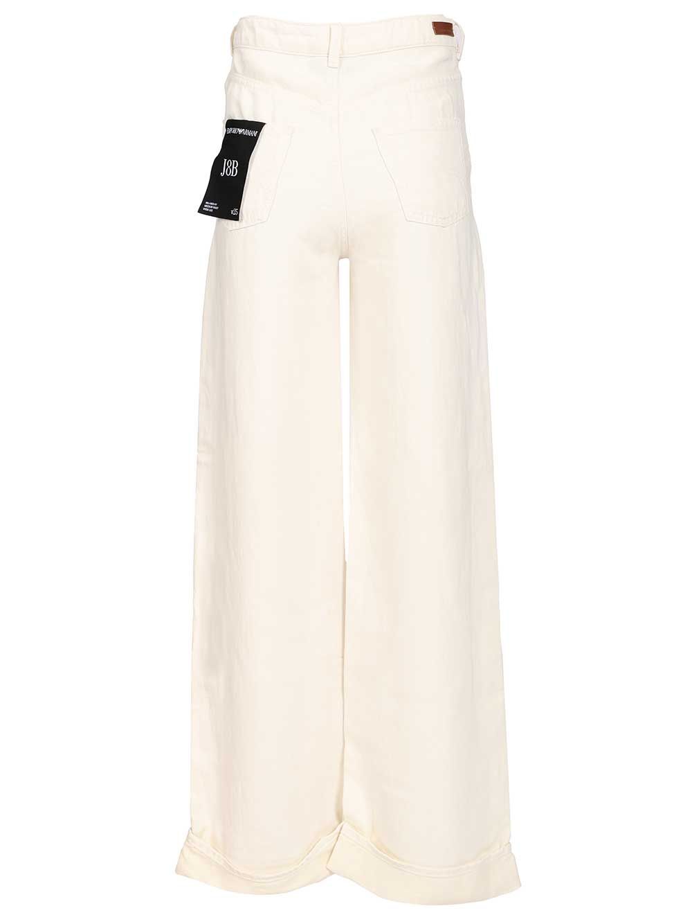 5 Pockets Pant White Jean