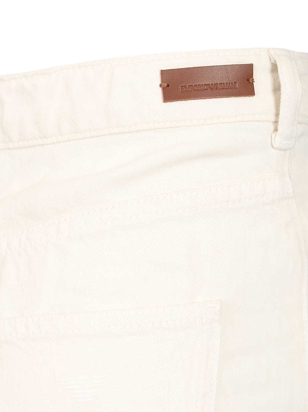 5 Pockets Pant White Jean
