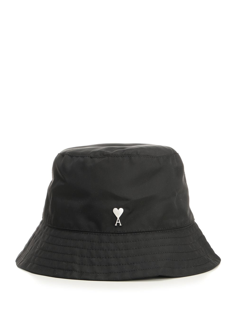 AMI DE COEUR STUD BUCKET HAT TECHNICAL NYLON Black