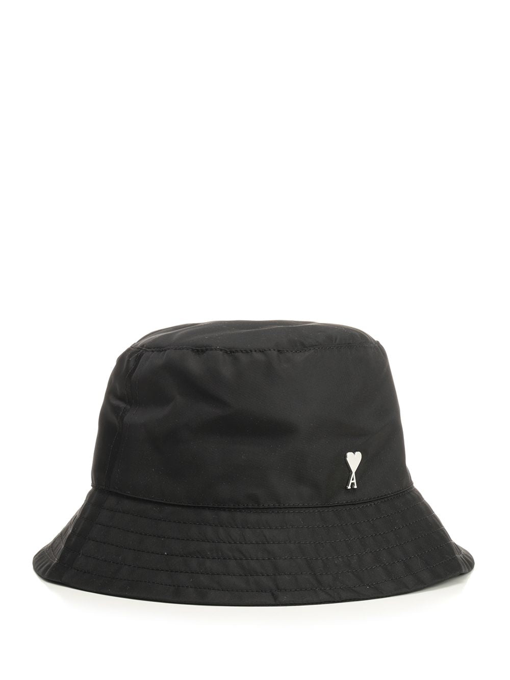 AMI DE COEUR STUD BUCKET HAT TECHNICAL NYLON Black