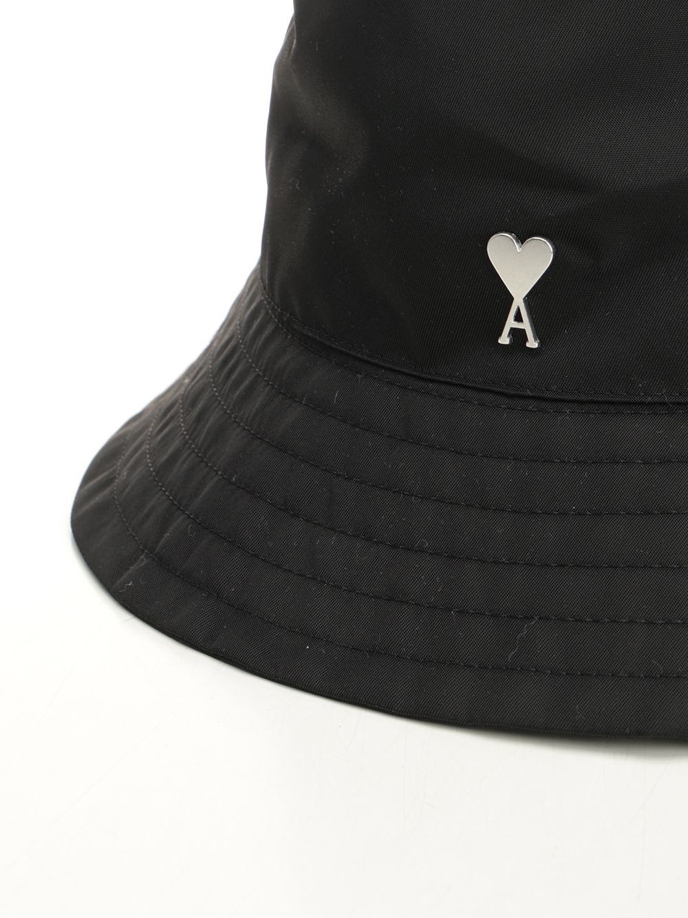 AMI DE COEUR STUD BUCKET HAT TECHNICAL NYLON Black