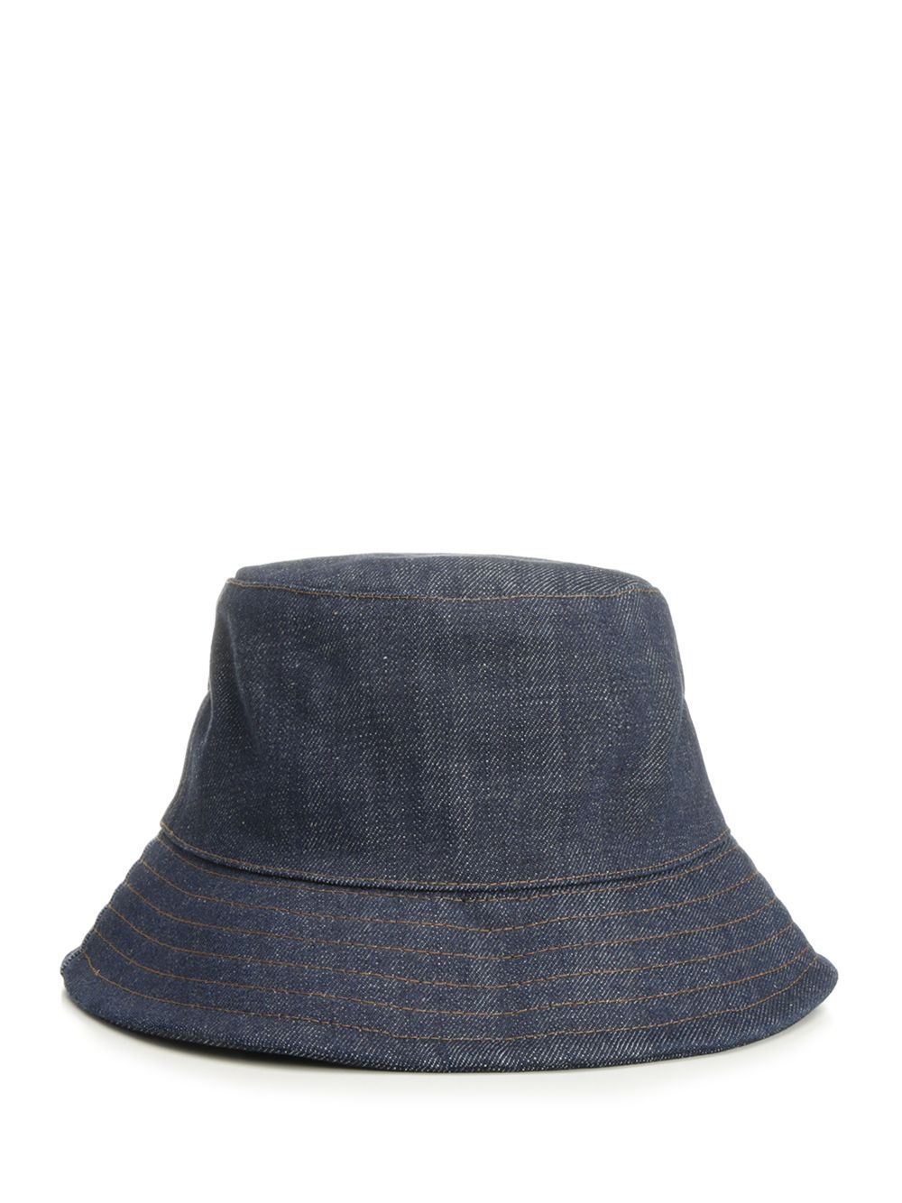 TOPSTITCHINGS DENIM HAT RAW INDIGO Blue