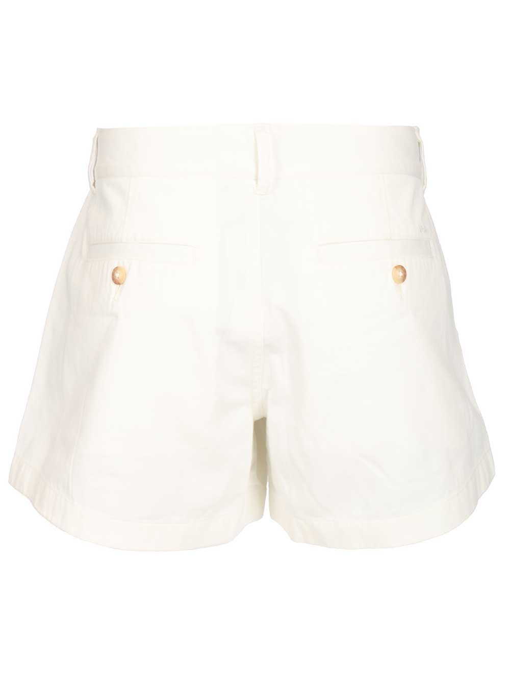 Blue Cotton Shorts White Trousers