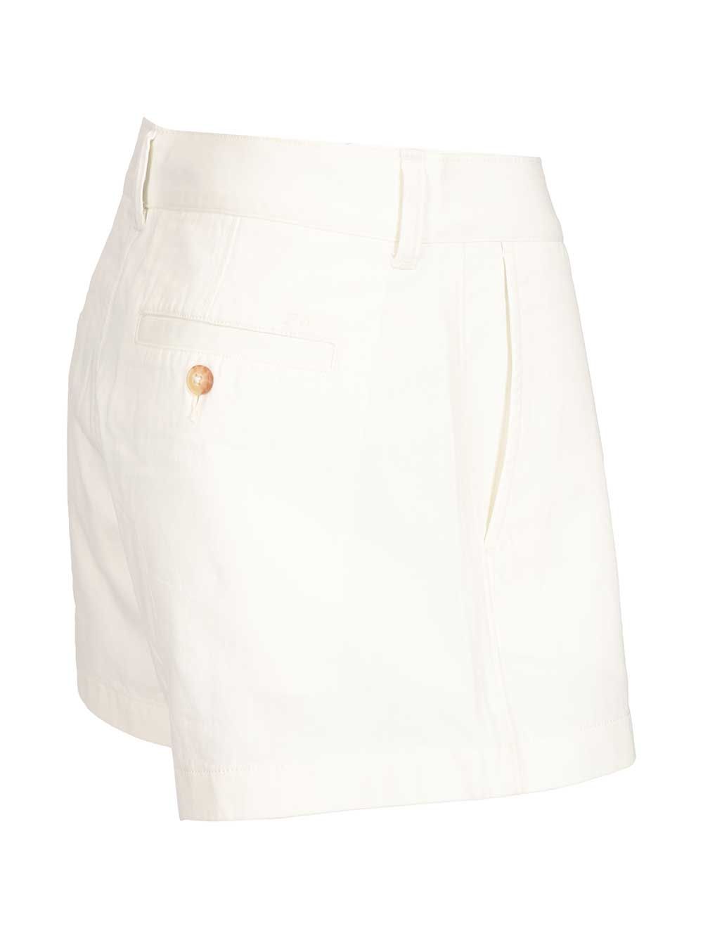 Blue Cotton Shorts White Trousers